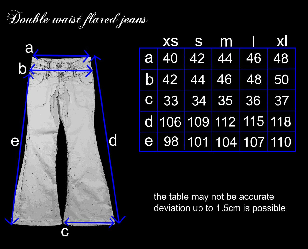 Double waist flared jeans white