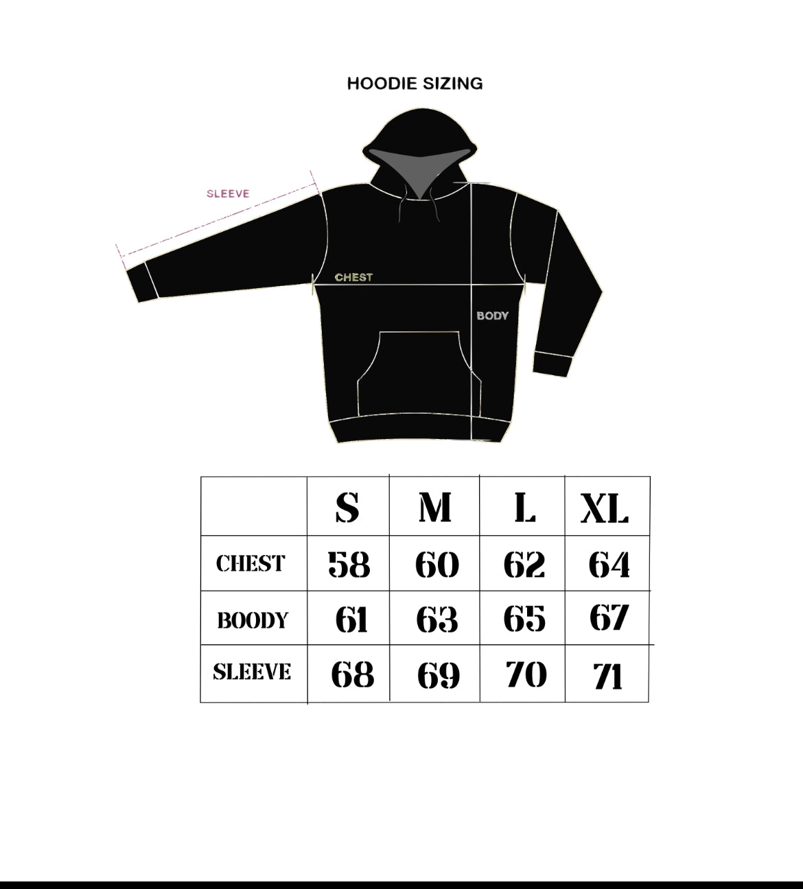 Boxing club hoodie black