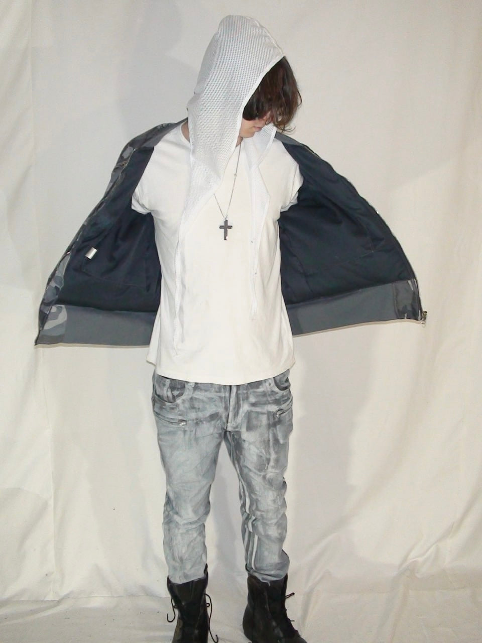 2c4 'ARCTIC' camo bomber grey/navy