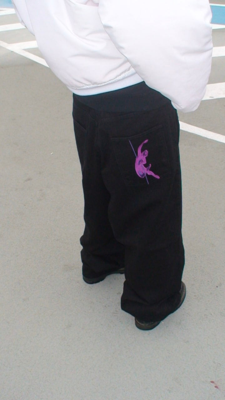 Washed black lady jeans(final2024)