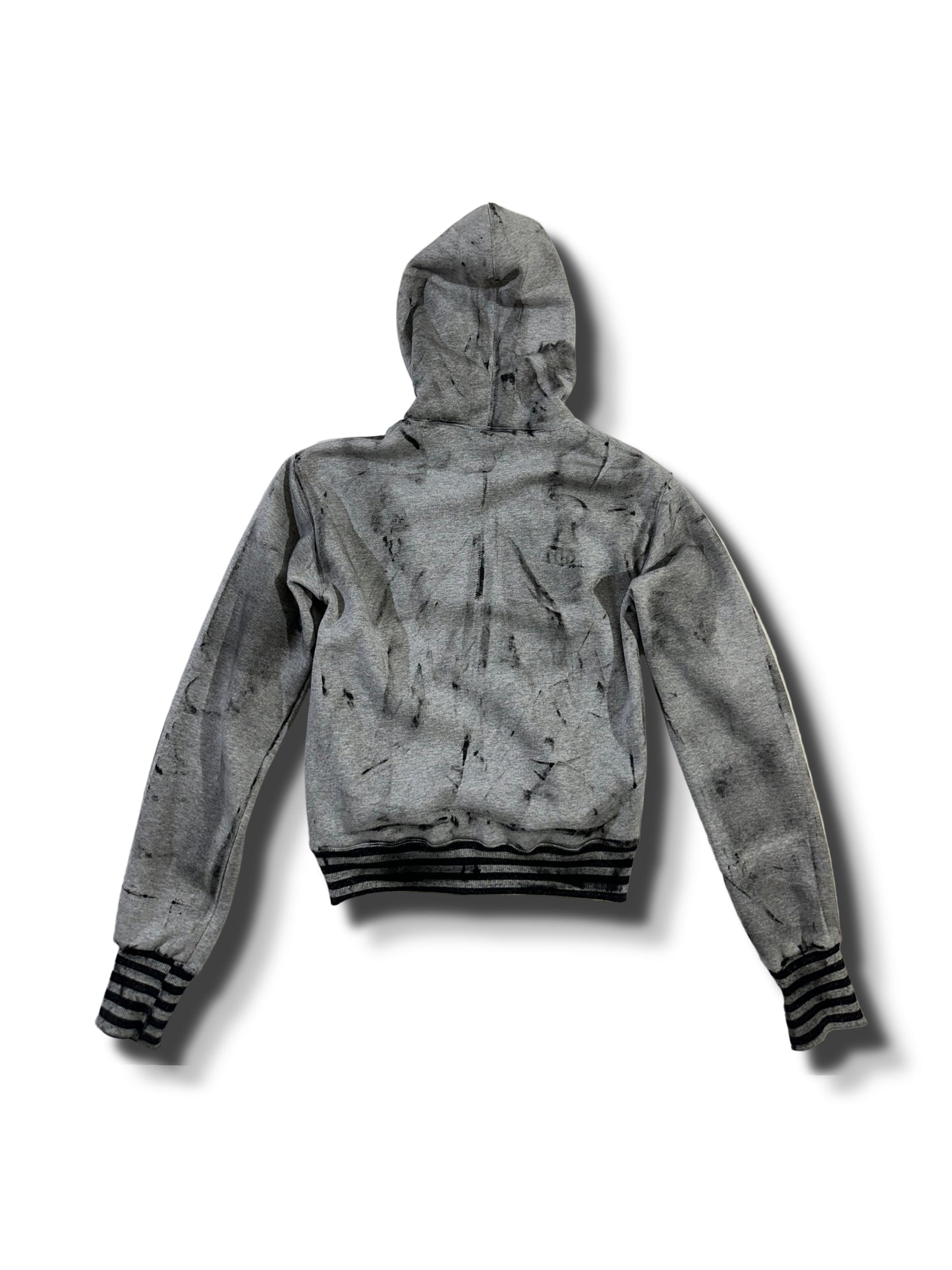 2c4 'VEIL" zip hoodie grey