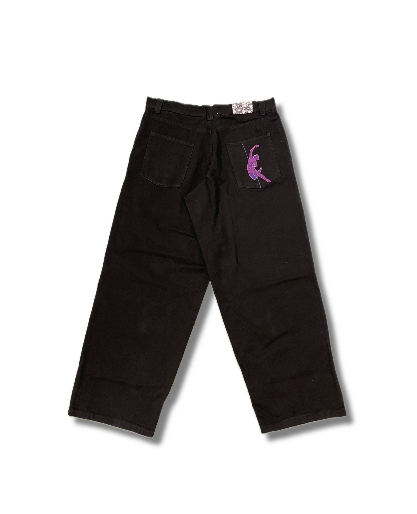 Washed black lady jeans(final2024)