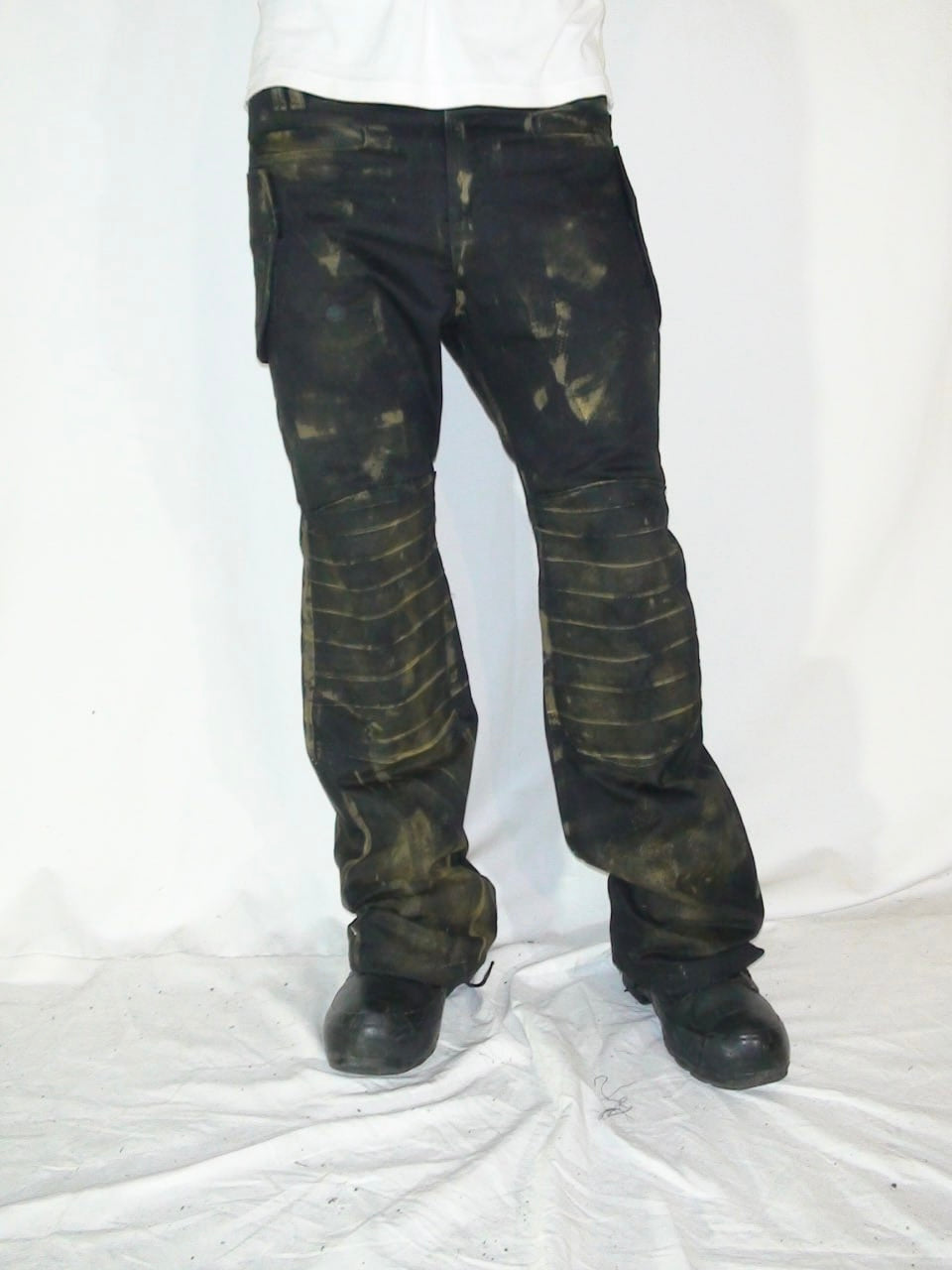 2c4 'WELD' Rust black flared pants