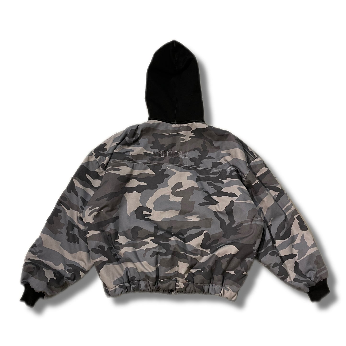 Grey camo bomber jacket