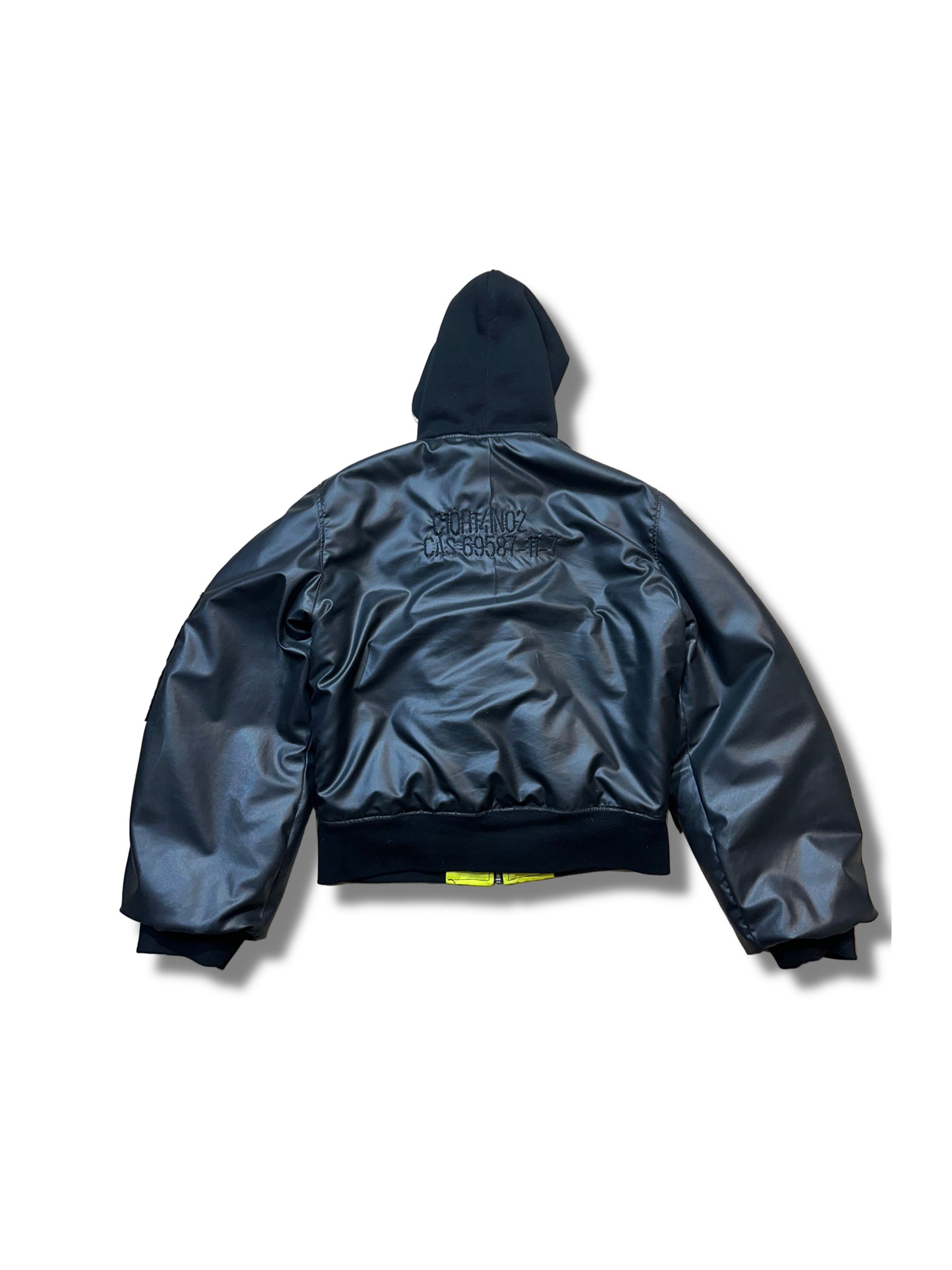 2c4 'BIOHAZARD" reversable bomber jacket