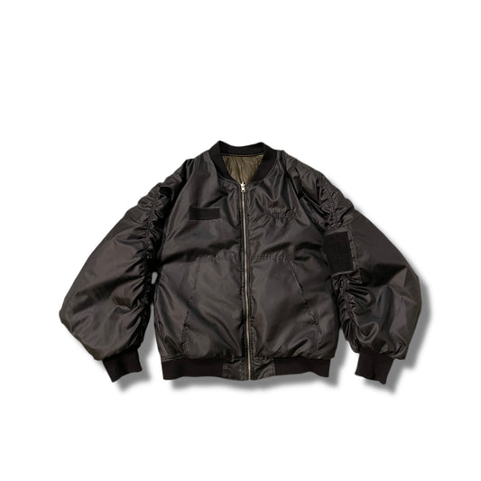 Black bomber jacket