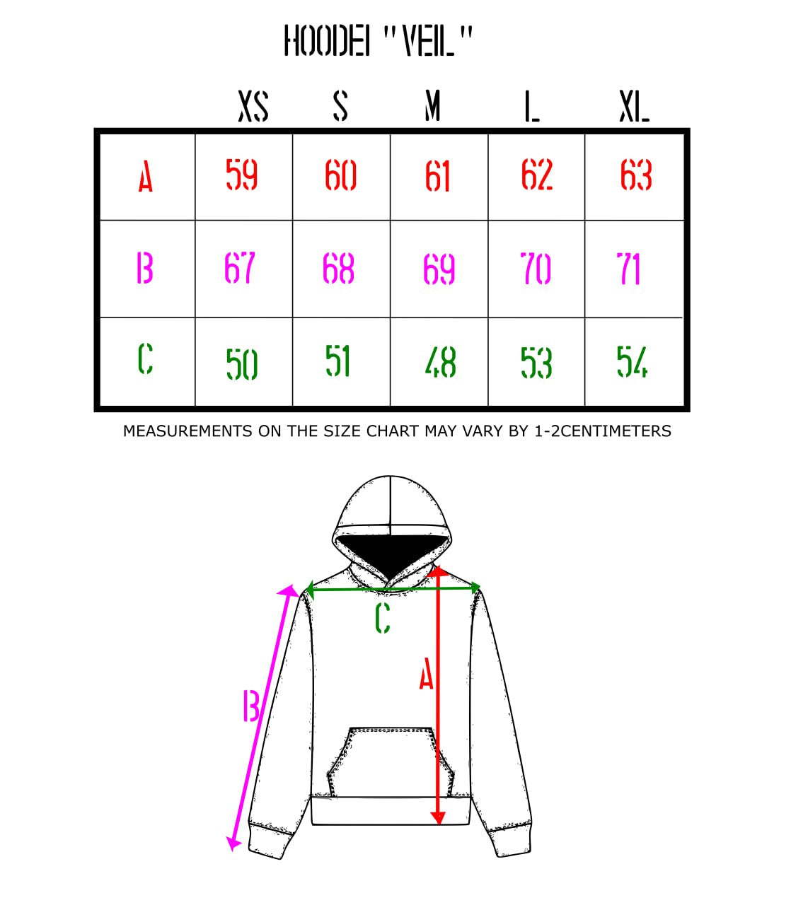 2c4 'VEIL" zip hoodie grey